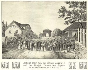 Die Rheinschanze 1829